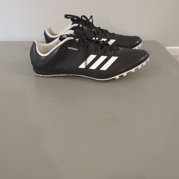 adidas Sprintstar Spikes Core‎ CP9697 Black Mens size 11.5 Running Sprint Shoes - Picture 2 of 12